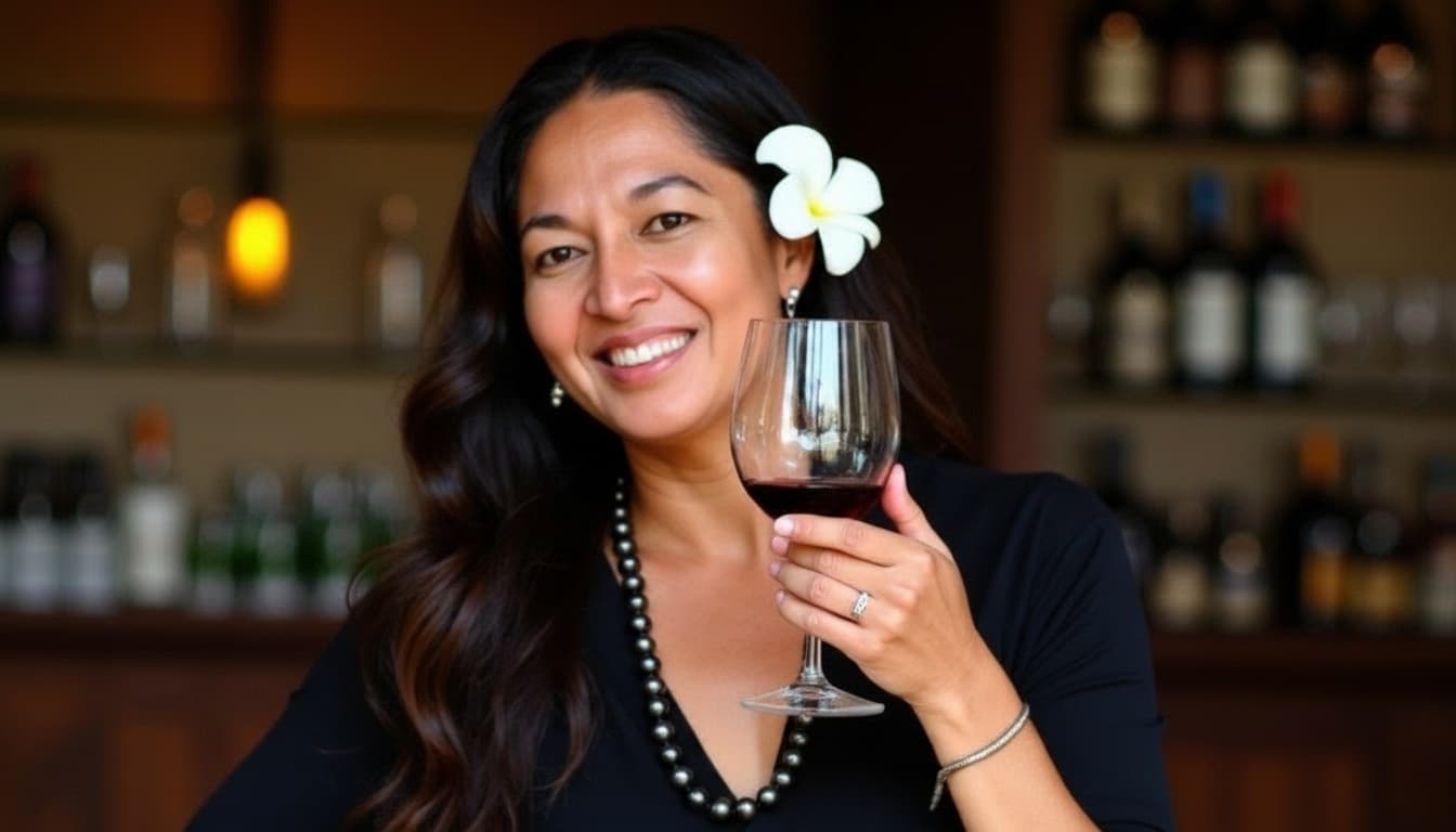 Pouring a flight at the Polynesian Girl Tasting Room — the quieter ridge east of Amador's Shenandoah Valley